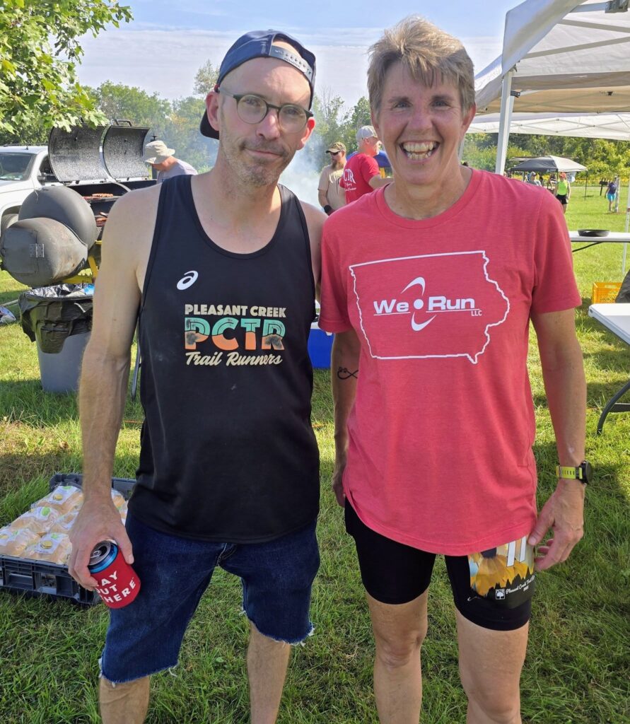 race director and volunteer